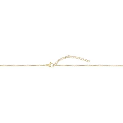 Kette ohne Anhänger ADELIA´S "Halskette – Buchstabe N aus Edelstahl 45+5", gold, Halsketten, Damen, 50cm, Edelstahl, Ein Geschenk, das Freude macht
