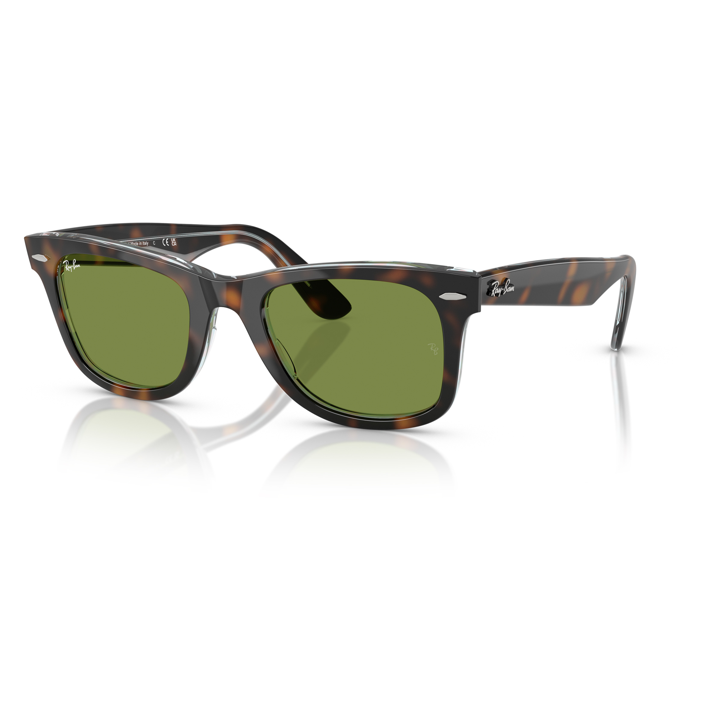 Ray Ban Wayfarer Sonnenbrille Sonnenbrillen gruen Lifestyle