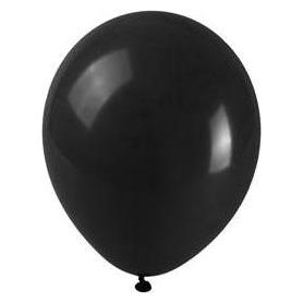 Arpex Pastellschwarze Luftballons 25 cm 100 Stk (100x) (47592030)