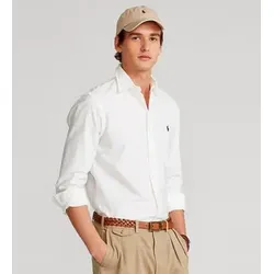 Polo Ralph Lauren für Herren. 710772290003 Custom Fit Oxford Hemd weiß (XXL), Lässig, Baumwolle, Langarm