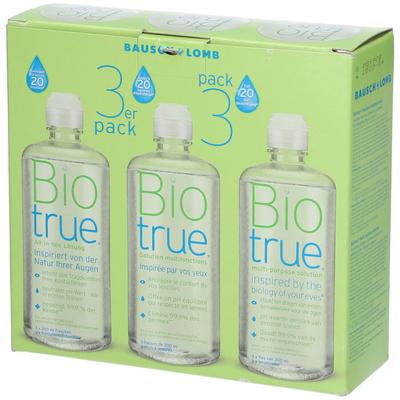 Bausch & Lomb Biotrue Multi Purpose 3x300ml 3x300 ml Lösung