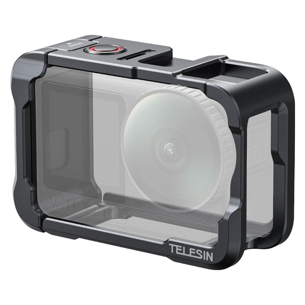 Telesin Lightweight Alluminium Cage-Plume Air for DJI OSMO Action 6 (S6-FMS-35-TDJ)
