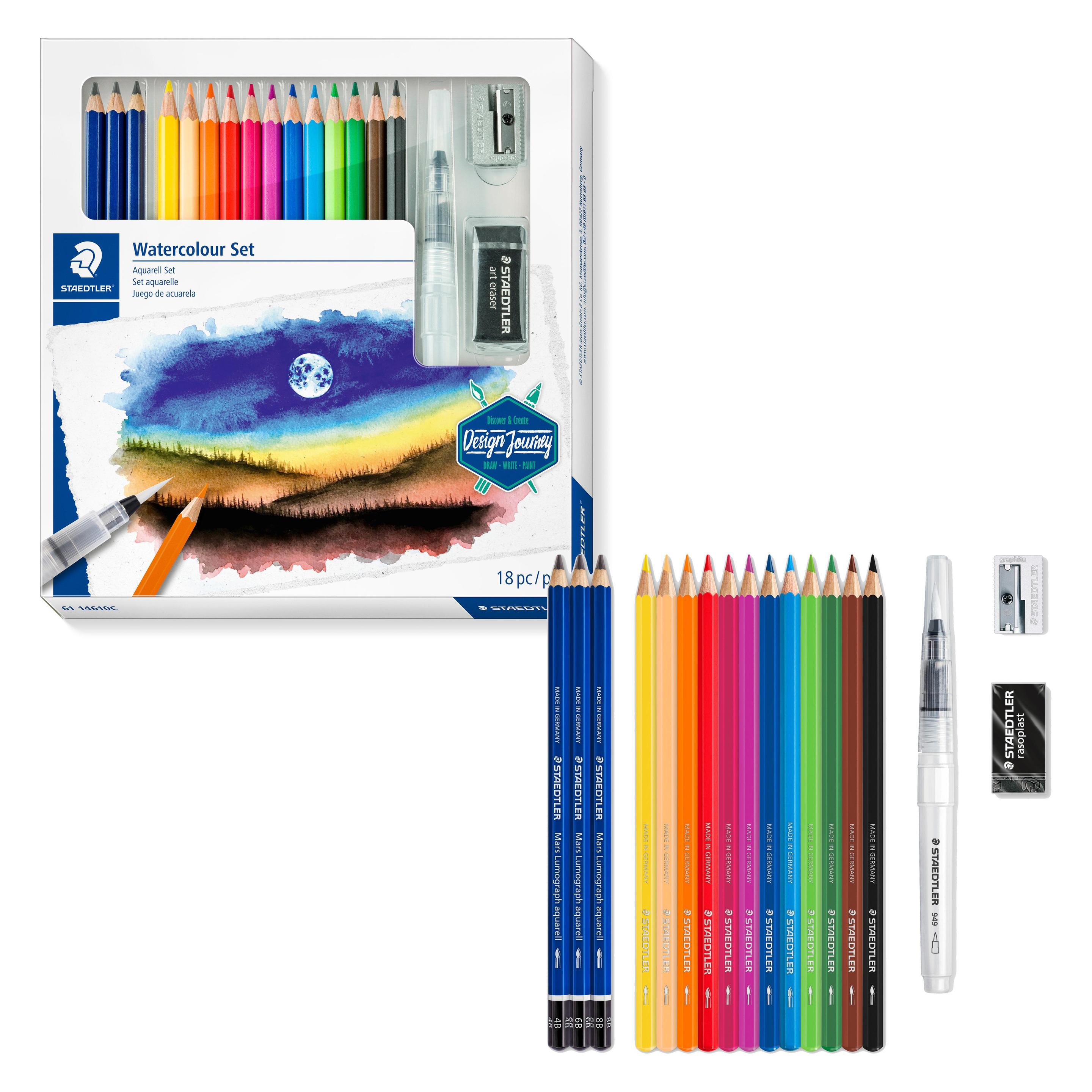 Staedtler Gemischtes Aquarell Set (15x) (61 14610C)