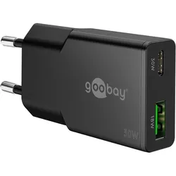 Goobay Dual-Schnellladegerät Slim 75737