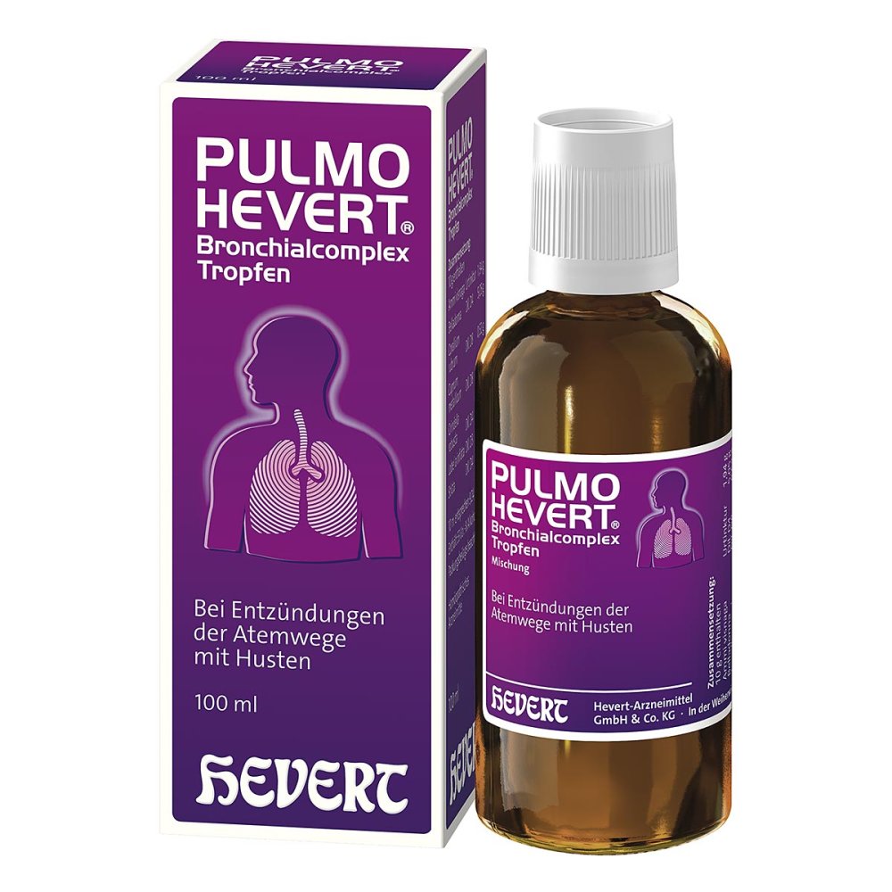 Hevert-Arzneimittel GmbH & Co. KG Pulmo Hevert Bronchialcomplex Tropfen 00353448