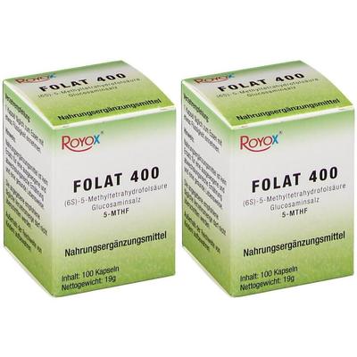 Folat 400 Kapseln 2x 2x100 St