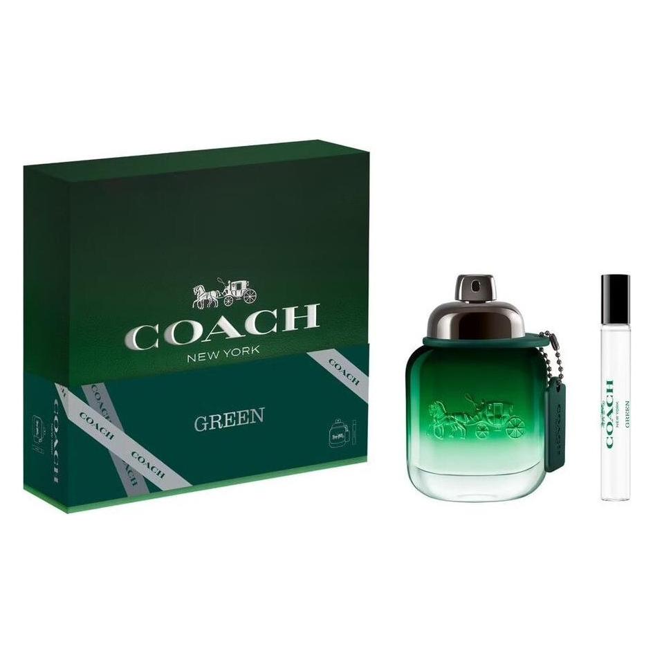 Coach Set : Green, Eau De Toilette, For Men, 100 ml + Green, Eau De Toilette, For Men, 10 ml (64938620)