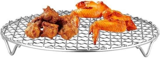 WAN Roestvrijstalen Grillrooster Zilver - Diameter: 13 cm