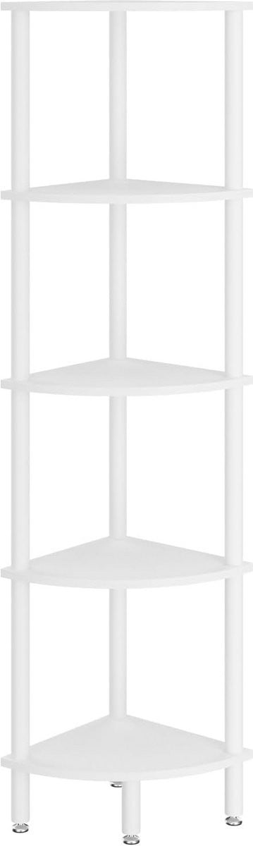 Hoekplank 5-laags Industrieel Displayrek voor Woonkamer en Kantoor