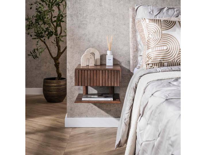 Nachtkastje Carve Shelve met 1 lade