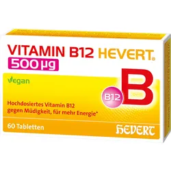 Vitamin B12 Hevert 500 Ug 60 ST