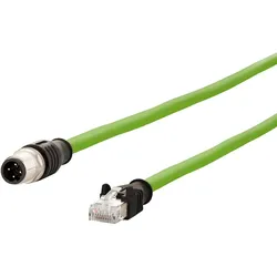 BTR 142M1D15020 Verbindungsleitung M12 S-RJ45S4-pol ig D-kodiert RJ45 2,0 m