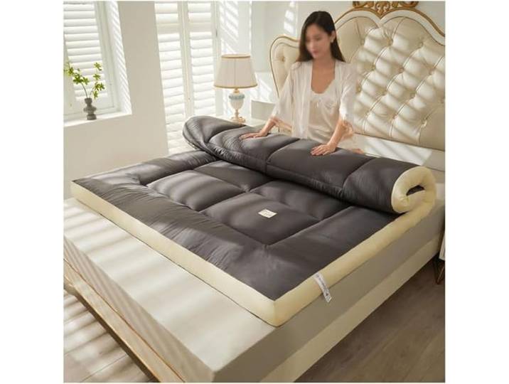 MIAOXIAO Japanische Bodenmatratze Dicke Futon Matratze Tatami-Matte Liegenunterlage Faltbare Rollmatratze Jungen Mädchen Schlafsaal Matratzen,1,180x200cm/71x79inch