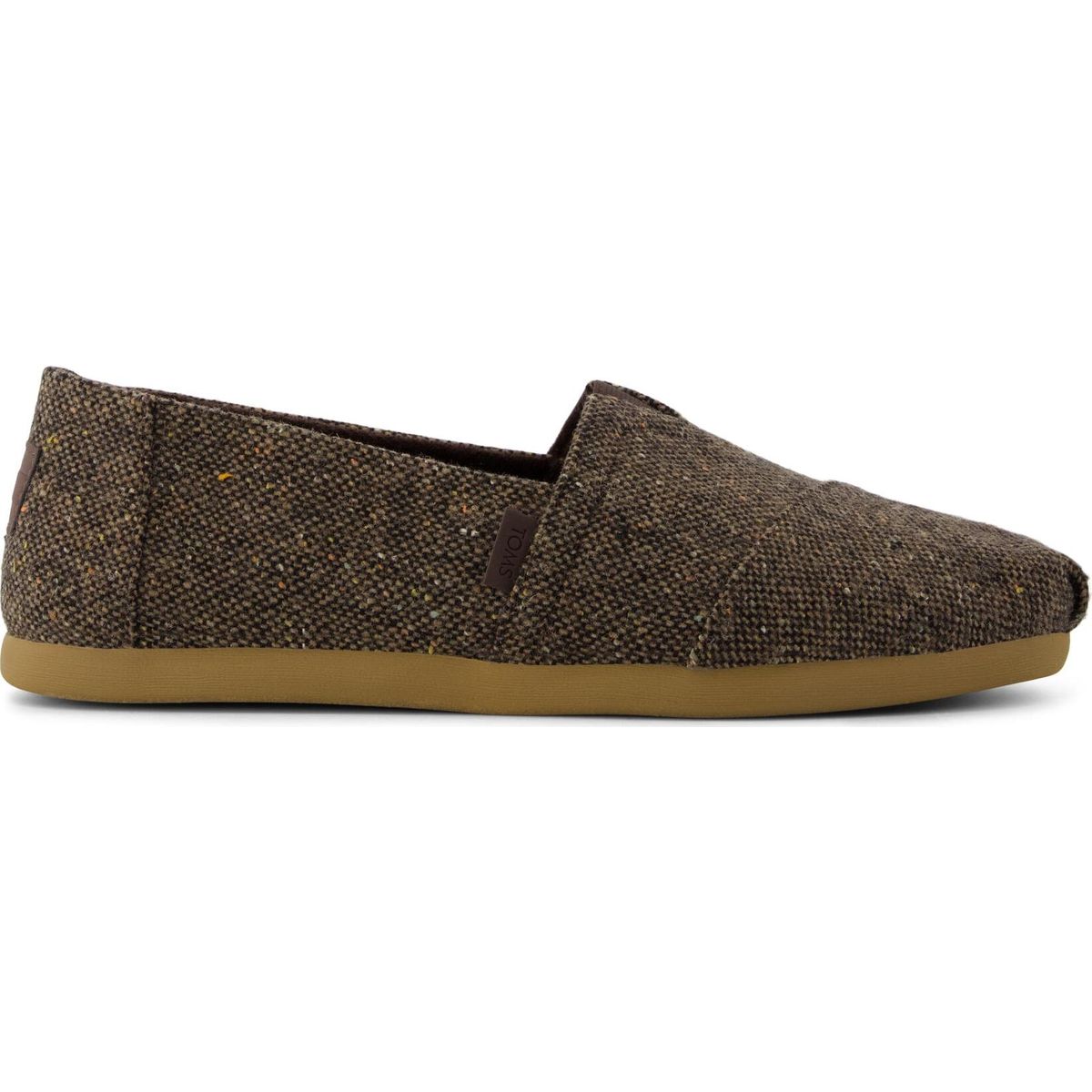 Toms Alpargata Classic dark brown flecked tweed 44 10023374-44