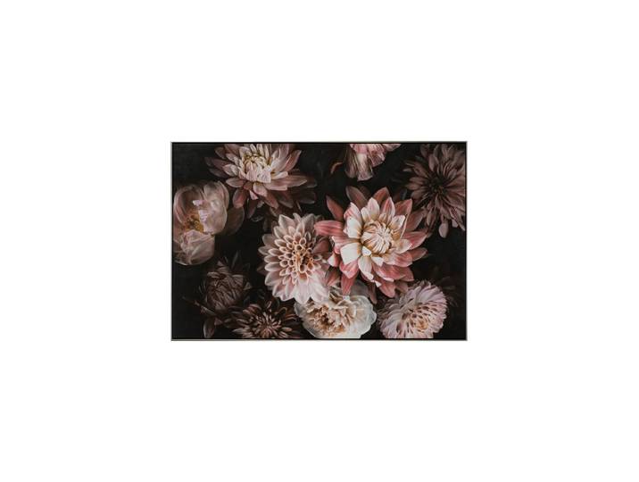 Handgemaltes, gerahmtes Bild „Hübsche rosa Blumen“ 82.5 x 122.5 cm Multicolor Crea Collection