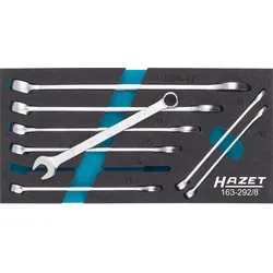 HAZET Ring-Maulschlüssel Satz Einlage 8-teilig - 163-292/8