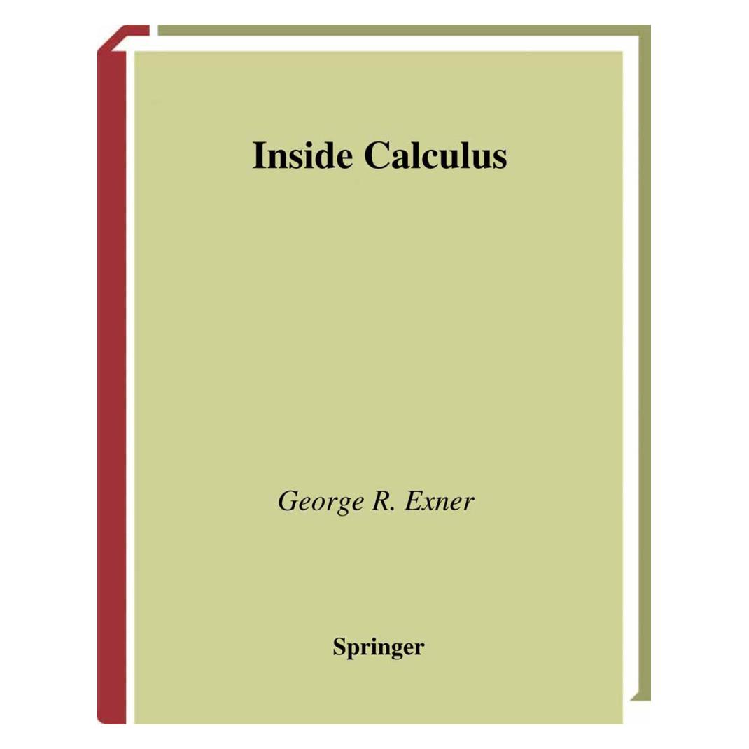 Springer Inside Calculus (Englisch, Softcover, George R. Exner) (55532087)