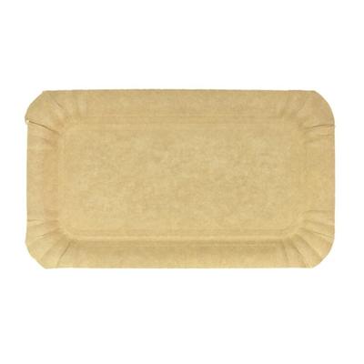 MONOUSO - Pappschale rechteckig Kraft 10x16cm (100 Stück)