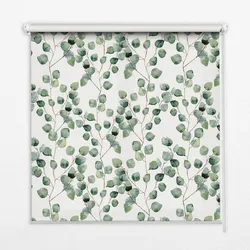 INNENROLLO - Fensterrollo - Rollo - 150x180 cm - Blätter von den Zweigen