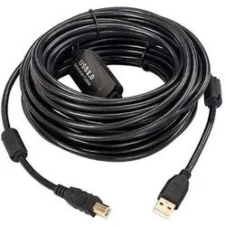 MicroConnect Active USB 2.0 A-B Cable, 15m (15 m, USB 2.0), USB Kabel