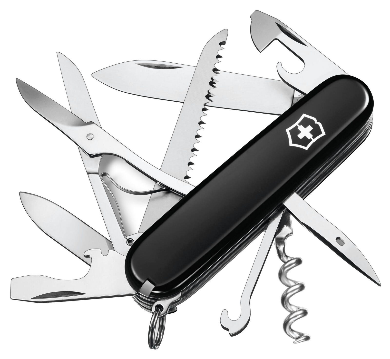 VICTORINOX Schweizer Taschenmesser Huntsman schwarz 1.3713.3