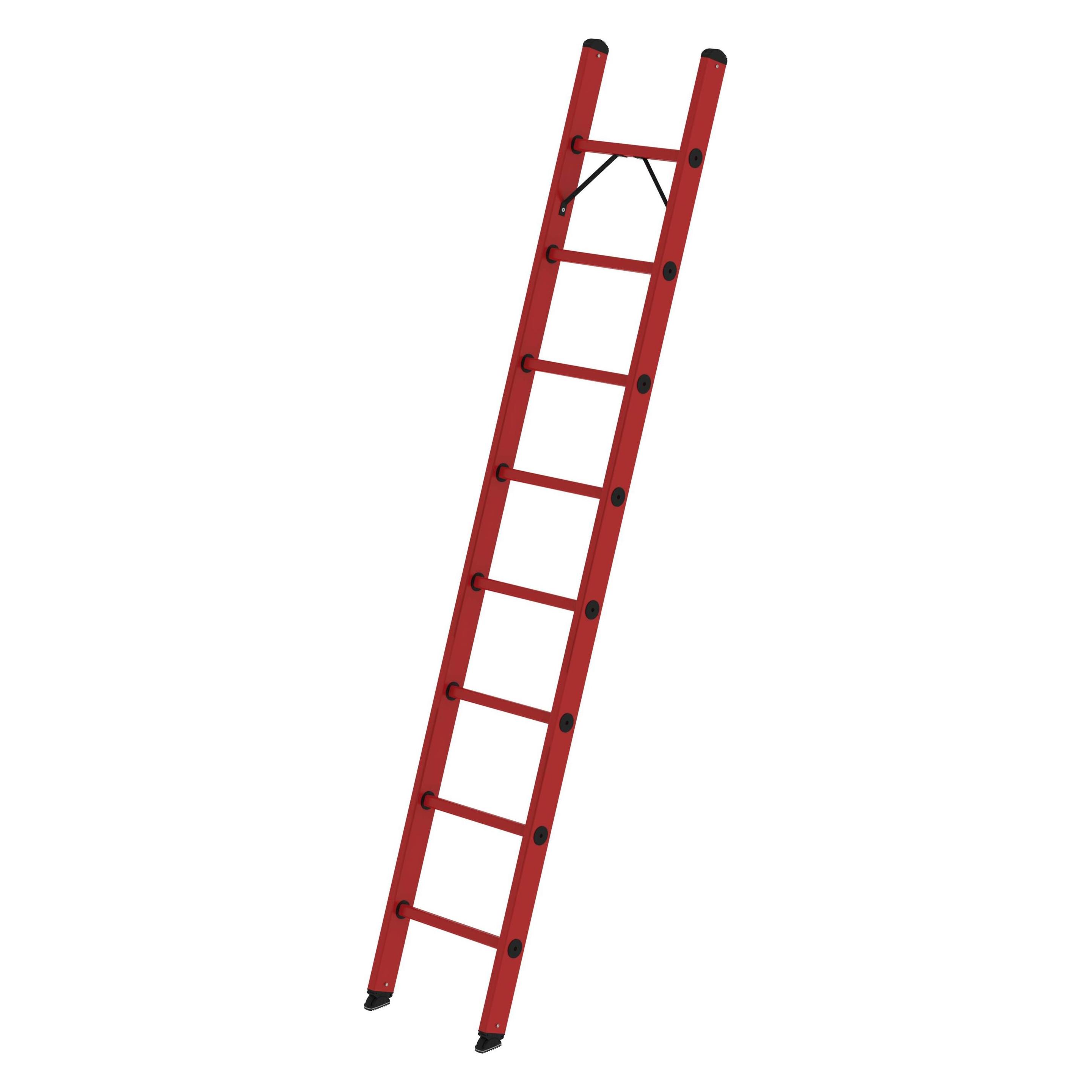 Munk Sprossen-Anlegeleiter GFK ohne Traverse 8-Sprossen (Anlegeleiter, 249 cm) (036008)