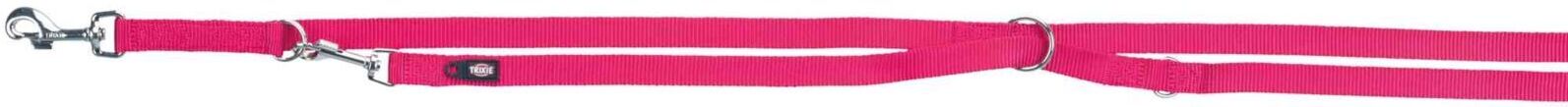 TRIXIE Premium V-Leine, M–L: 2,00 m / 20 mm, fuchsia