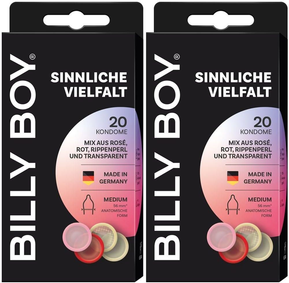 BILLYBOY Billy BOY sinnliche Vielfalt x2 2x20 St Kondome