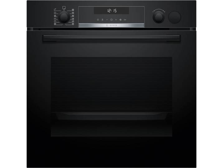 BOSCH Pyrolyse Backofen Serie 6 HRG578CB7, Pyrolyse-Selbstreinigung, AirFry per Home Connect App & präzises Bratenthermometer