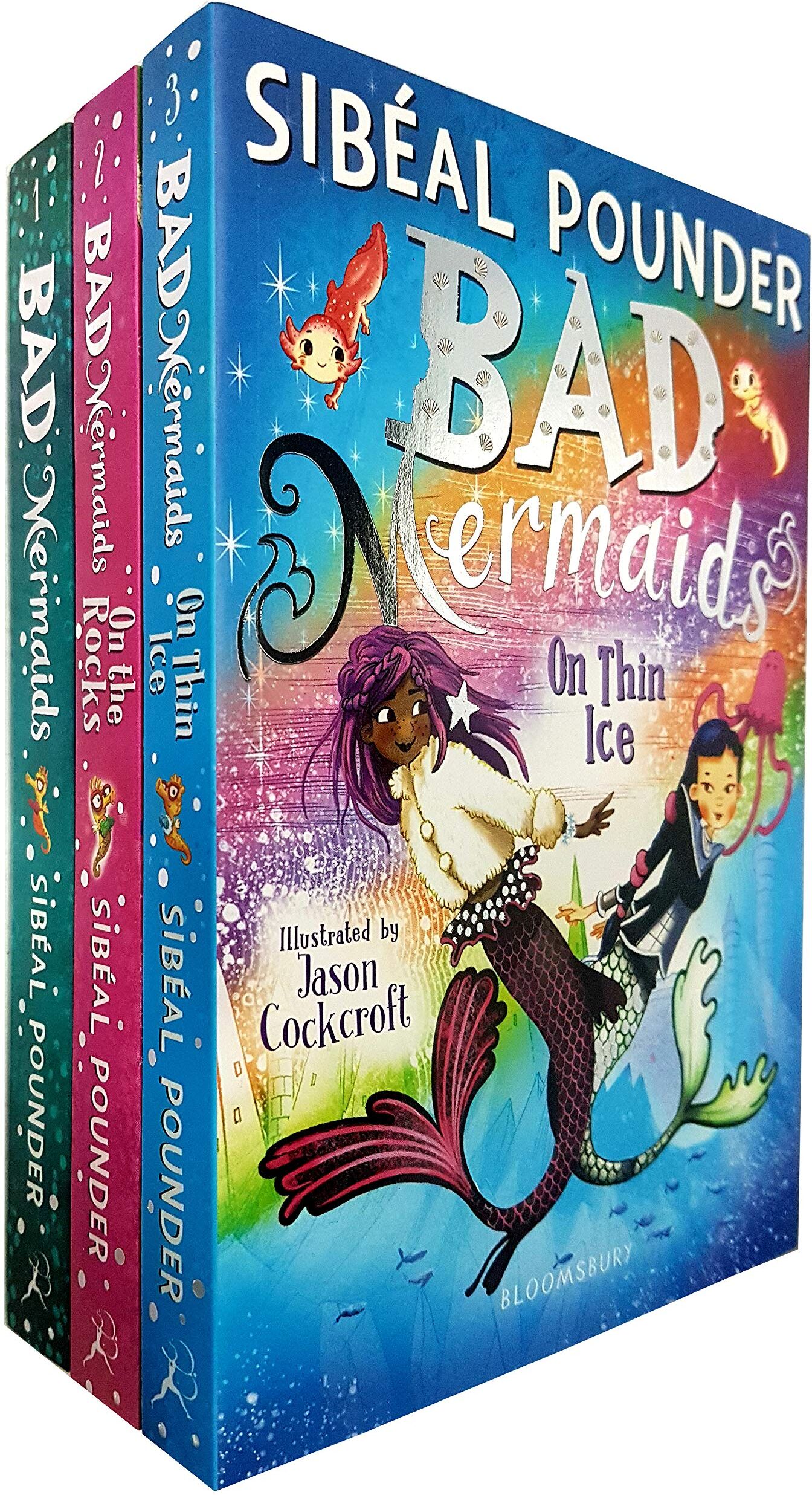Bloomsbury Children's Books Bad Mermaids 3 Books Collection Set by Sibeal Pounder - Paperback - Ages 9-14 - Bestselling Mermaid Fantasy Adventure Series
