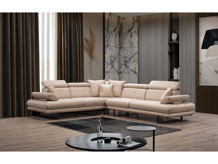 Viva Möbel Sofa TESLA, L305 x R270 cm, Luxuriöses Design mit erstklassigem Komfort.
