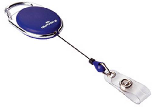 Durable JOJO STYLE - 8324 Jojo für Ausweishalter Druckknopf-Schlaufe Dunkelblau 0.8m 832407 10St.