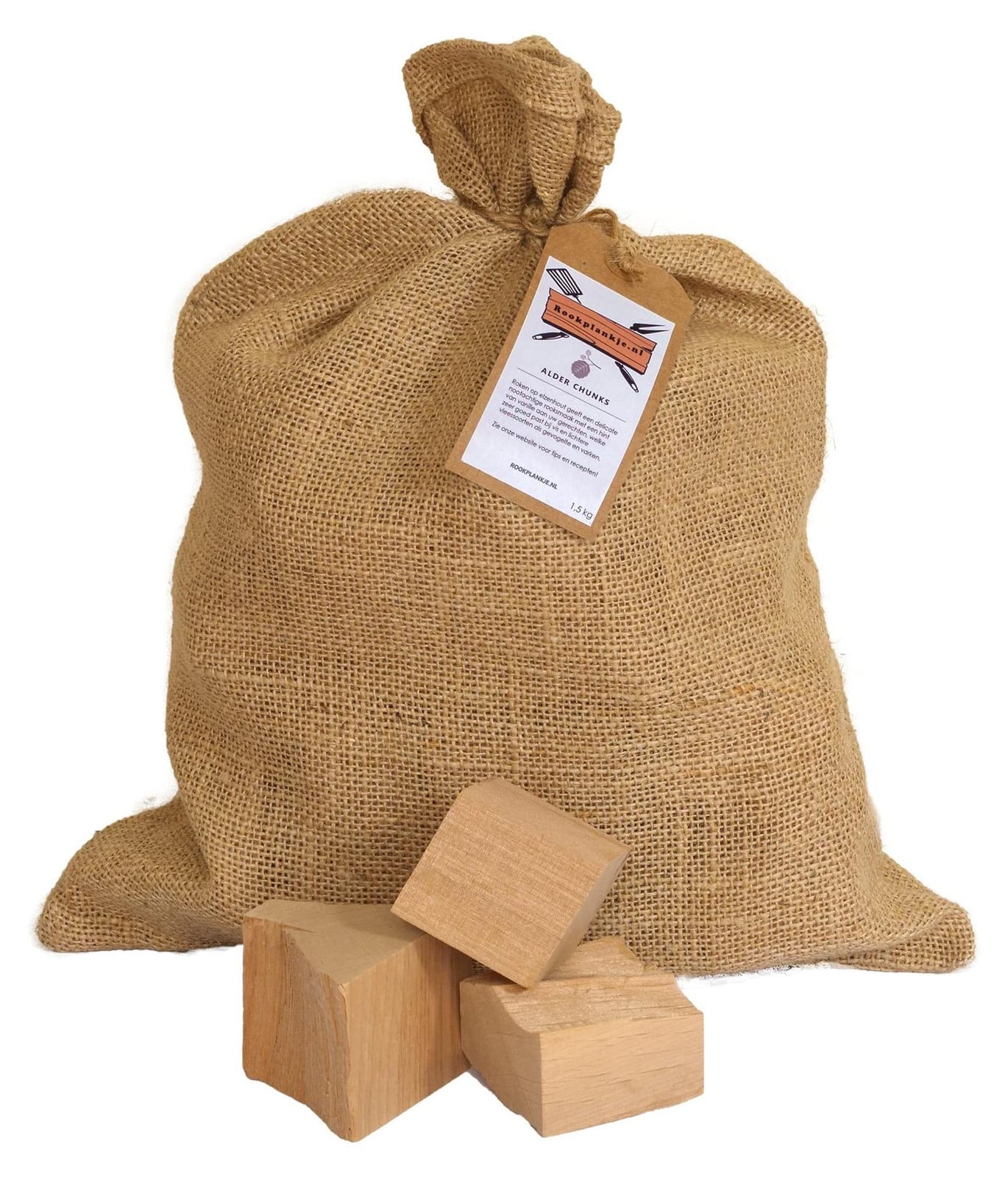 Rookhout Chunks voor BBQ en Smokers