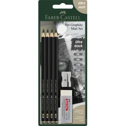 FABER-CASTELL Bleistift-Set Pitt Graphite