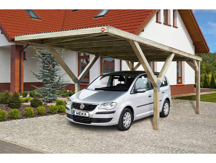Oecoplan Carport Y-Einzel Holz 6 × 2 m