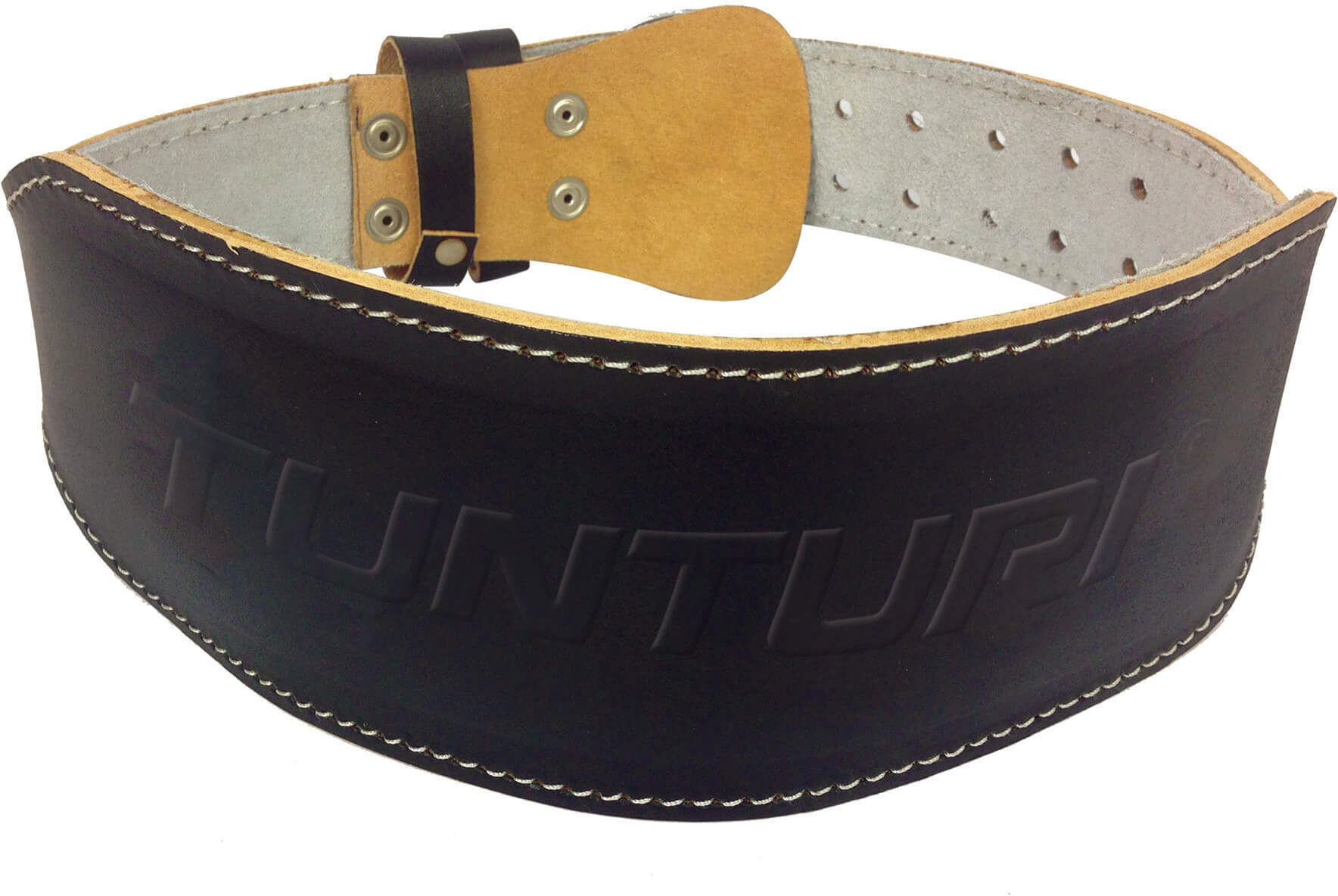 Tunturi Cinturón lumbar para levantamiento de pesas .  (120 cm) Negro