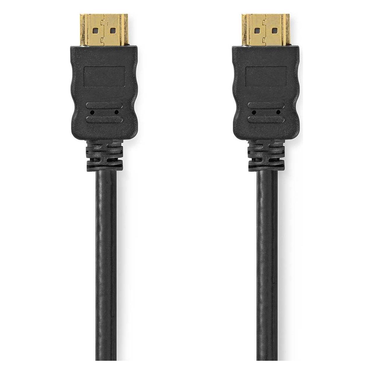 Nedis High Speed??HDMI Kabel mit Ethernet | 2m | schwarz (2 m) (CVGL34060BK20)