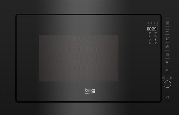 Microondas Encastre 900W 25L c/ Grill (Inox) - BEKO