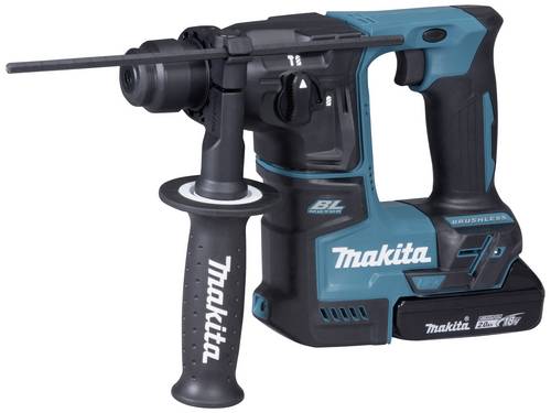Makita SDS-Plus-Akku-Bohrhammer 18 V 2 Ah Li-Ion inkl. 2. Akku, inkl. Koffer