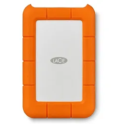 LACIE Rugged Mini Festplatte, 2 TB HDD, 2,5 Zoll, extern, Silber/Orange
