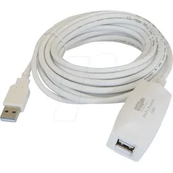EXSYS EX-1401 - Aktives USB 2.0-Kabel, A-Stecker > A-Buchse, 5 m
