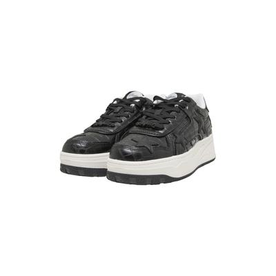 Sneaker BUFFALO "Buffalo MILANO STARS", Damen, Gr. 36, schwarz, Polyurethan, Schuhe Sneaker