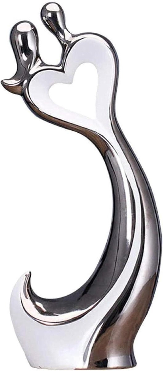 Wit Keramisch Hoofd Sculptuur Ornament voor Tafeldecoratie