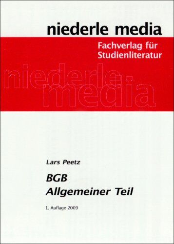 Lars Peetz - Karteikarten BGB Allgemeiner Teil - Preis vom 19.10.2026 19:33:35 h