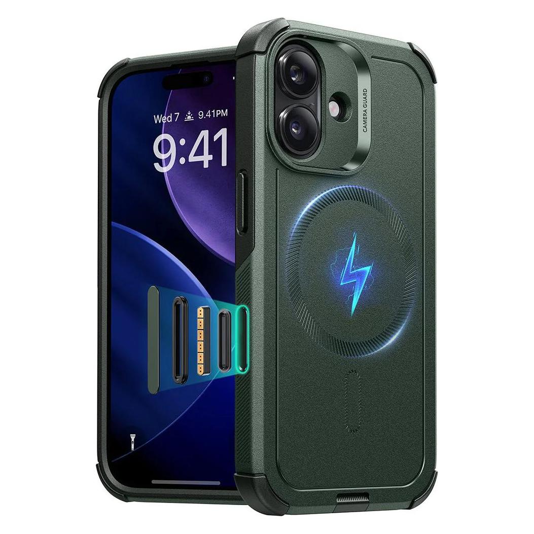 ESR - Cyber Halolock - iPhone 17 - Green (Apple iPhone 17) (59432723)