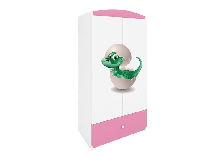 Raumhirsch Furniture Kinderkleiderschrank mit Motivauswahl - Kleiderschrank für Kinder (Kinderzimmerschrank für Jungen, Mit Ablagefächern & Kleiderstange) robuste Verarbeitung, kindgerecht, verschiedene Farben & Designs