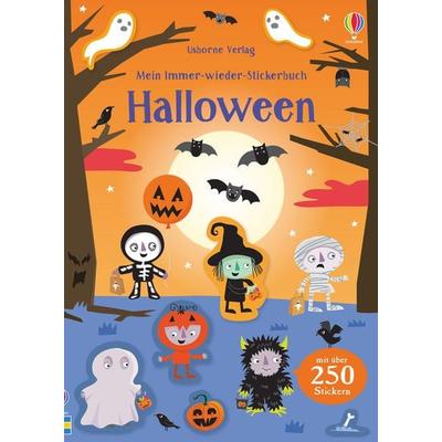 Mein Immer-wieder-Stickerbuch: Halloween, Taschenbuch von Sam Smith, Usborne, 978-1-78941-368-7