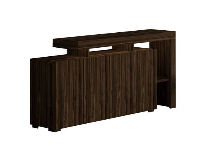 Buffet en bois  Beliz  - 170 x 35 x 80 cm - Noyer