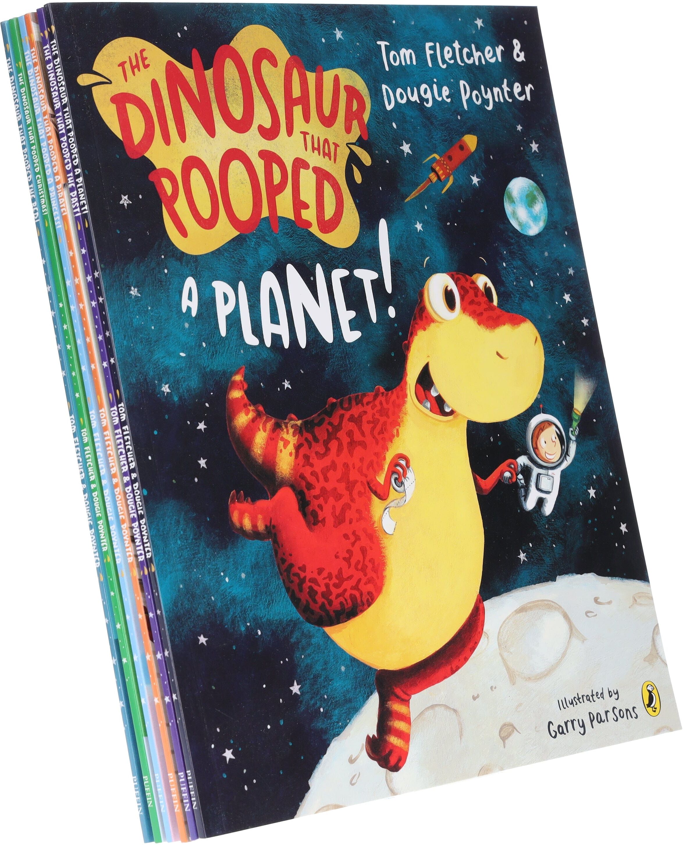 The Dinosaurs That Pooped Series by Tom Fletcher: 6 Books Collection Set - Ages 5-7 - Paperback Puffin