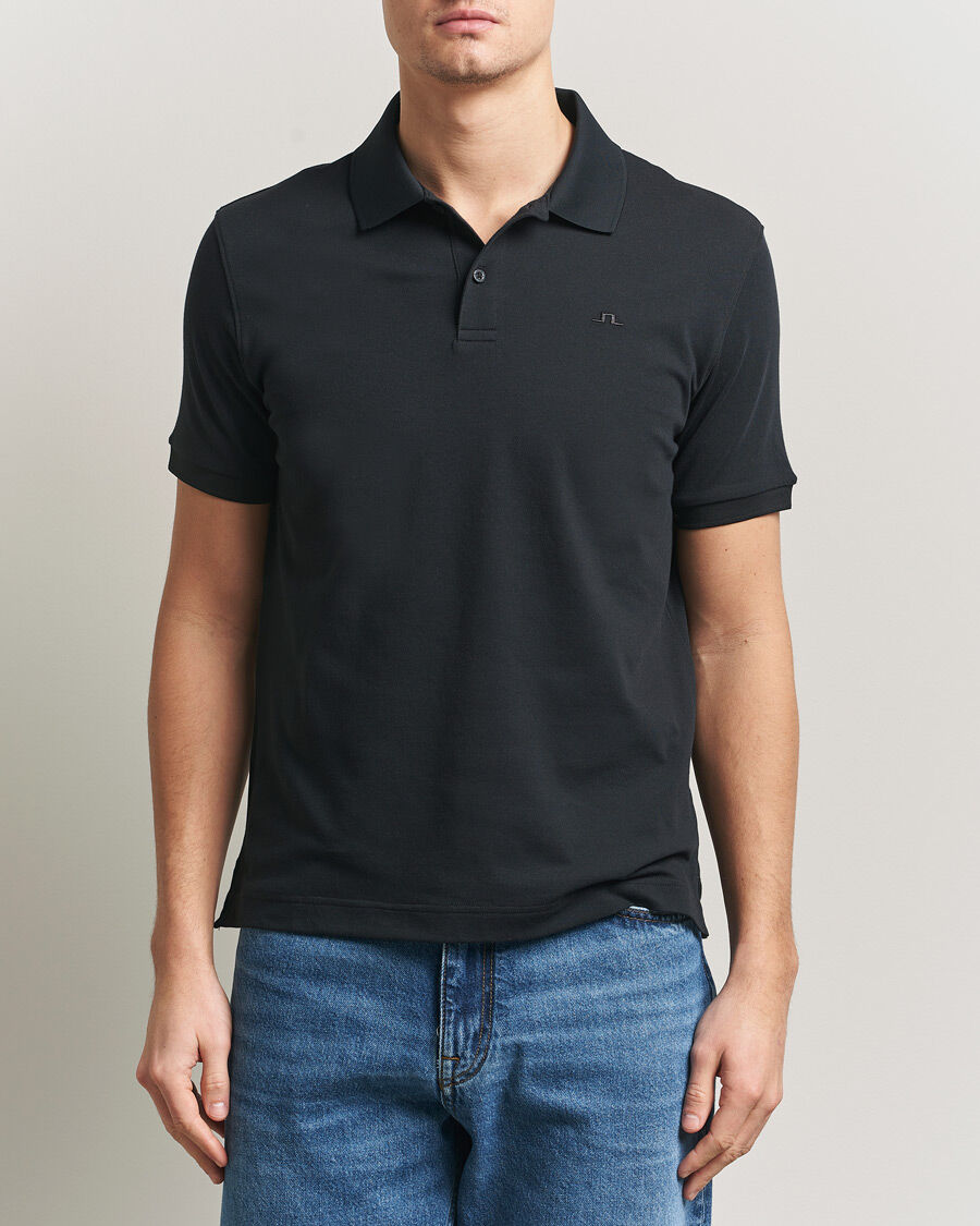 J.Lindeberg Verse Polo Black men M Sort